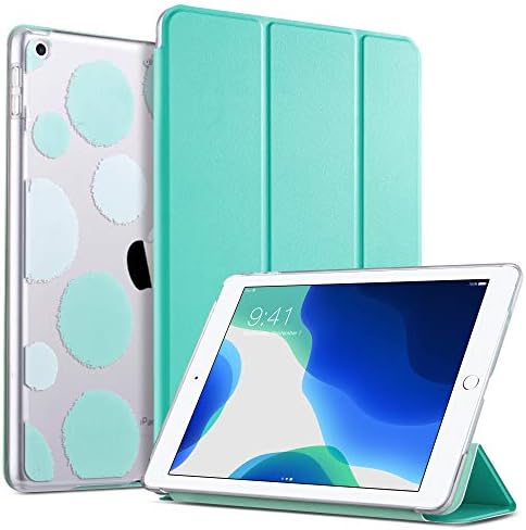 ULAK iPad 9th Generation Case 2021, iPad 8th 7th Generation Case 2020 2019, iPad 10.2 Case, Slim Lightweight Trifold Smart Shell with Auto Sleep/Wake Premium Shockproof Cover for iPad 10.2 inch, Mint