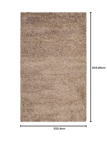 Image of F & B RUGS ; SUPERIOR QUALITY PRODUCTS FIROZ and Brothers Luxurious Bedroom Living Room Feet Microfiber 2 Inch Pile Height Modern 5x8 feet