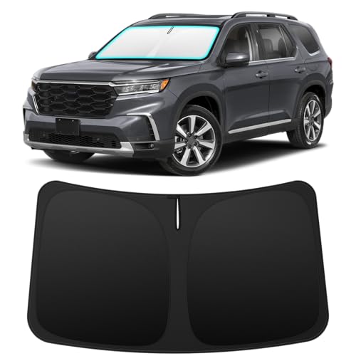 INSAUTO Custom Fit Windshield Sun Shade Accessories for Honda Pilot 2016-2026 Foldable Front Window Sunshade UV & Heat Reflector Keeps Interior Cool Includes Storage Bag