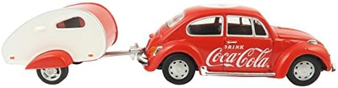 Motor city classics 1967 VW Beetle Car with Teardrop Trailer