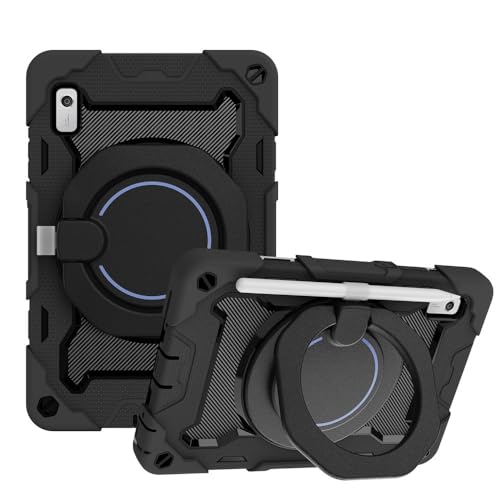 Béquille Lenovo Tab M9 coque rotative noire idéale pour regarder vos séries en voyage