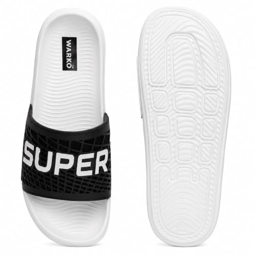Image of WARKO Slippers For Men | Stylish Chappal For Boys | Soft Cushioned EVA Slides Slipper | Casual FlipFlop Daily Wear Footwear | Indoor Outdoor Use