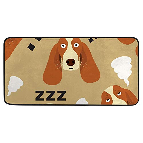 Alfombrilla de cocina antideslizante con diseño de alpaca para un espacio cómodo y alegre 2