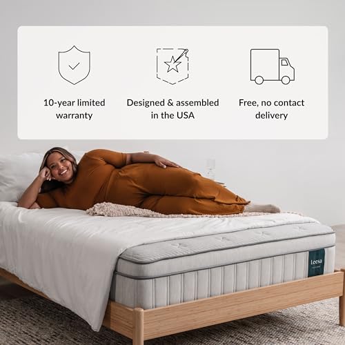 Full Size Plus Hybrid Mattress for Plus Sized Sleepers, Medium Firm, 13, CertiPUR-US Certified
