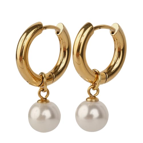 Opiniones y reviews de Aretes de Moda para Mujer al mejor precio. 49 LuckyLy Aretes Mujer con Perlas Colgantes, Arracadas de Acero Inoxidable con Baño de Oro 14k – Joyería para Mujer Ideal como Regalos para Mujer Cumpleaños y Regalos para Mamá...
