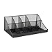 Mind Reader Countertop Organizer, 2-Tier Office Breakroom Supply Caddy, Metal Mesh, Black
