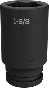 S34144 3/4" Drive SAE Socket, 1 3/8" Deep Impact 6 Point