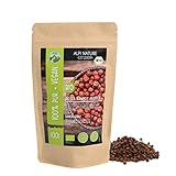 Pimiento rojo de Kampot orgánico (100g), pimiento rojo de Kampot orgánico, granos de pimienta roja de Kampot de cultivo orgánico controlado, probado en laboratorio, 100% puro y natural