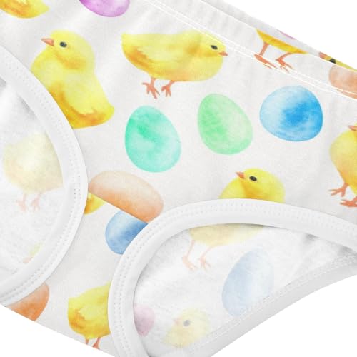 Joisal Fun Toddler Girls Underwear 2t Cotton Cute Panties Girl Cute Chicks Easter Eggs Briefs Undies Kids4