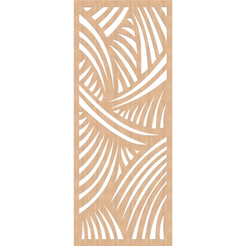 Image of 21 3 /8 inchW x 54 3 /8 inchH x 1 /4 inchT Chester Decorative Fretwork Wood Wall Panels, Hickory