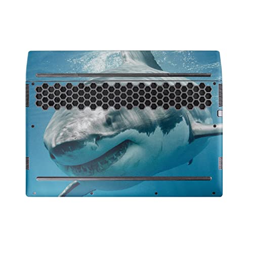 Image of MightySkins Skin Compatible with Alienware M17 R5 (2022) Full Wrap Kit - Great White Shark | Protective, Durable, and Unique Vinyl Decal wrap Cover | Easy to Apply & Change Styles | Made in The USA