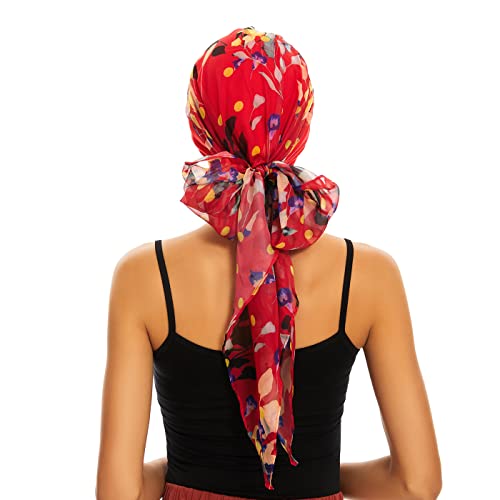2 Pieces Chemo Headwear Cancer Headwear With Scarfs Chemo Cap Head Scarf For Women Hair Loss #TOP5