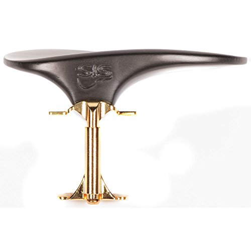 image for SAS Chinrests SAS Ebony Chinrest for 3/4-4/4 Violin or Viola with 28mm