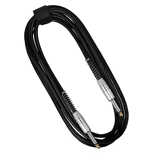 Hemoton 6.35mm Guitar Effect Cable Cable for Musical Instruments Durable and Noise-Free