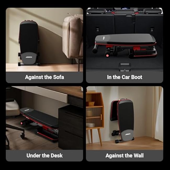 HARISON Adjustable Weight Bench for Home Gym, Foldable Workout Bench Press with Leg extension, Incline Decline Flat Bench 800 LBS Capacity