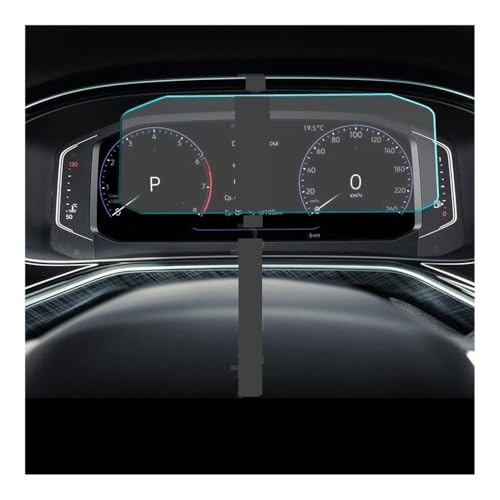 Protection écran en verre trempé anti-rayures pour tableau de bord 2021-2022