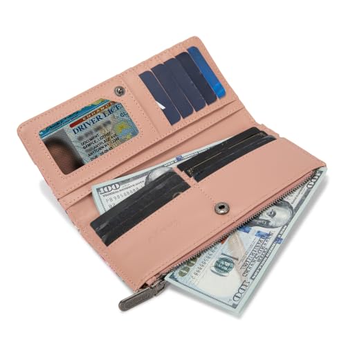 Image of X Wrangler Floral Wallet Womens Bifold Credit Card Holder Clutch