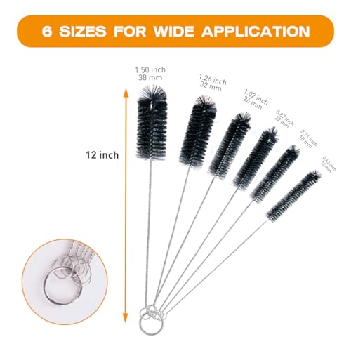 Brush Family Straw Cleaner Brush Set,6 Piece 12
