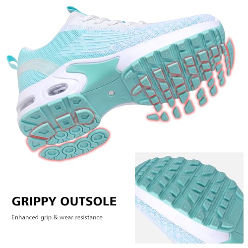 Image of Padgene Womens Sneakers Lightweight Tennis Walking Shoes Sports Running Shoes for Woman Mesh Breathable Gym Fashion Sneakers Athletic Comfortable Casual