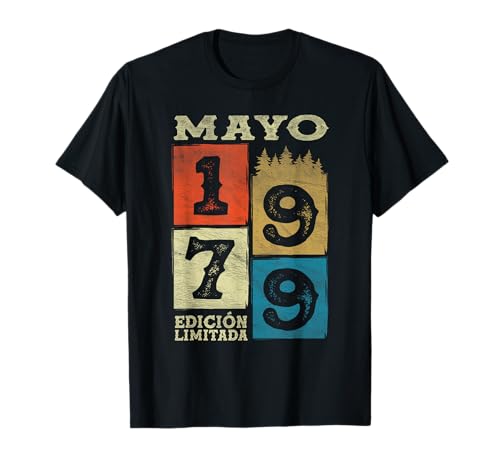 Mayo 1979 Vintage - 44 Años Regalo Cumpleaños Hombre Camiseta