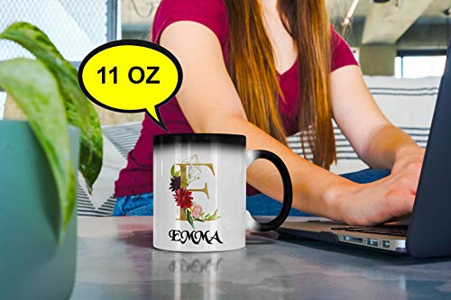 Custom Coffee Color Changing Mugs - Heat Sensitive Personalized Magic Cups - 11 & 15 Oz - Best Gift #TOP2