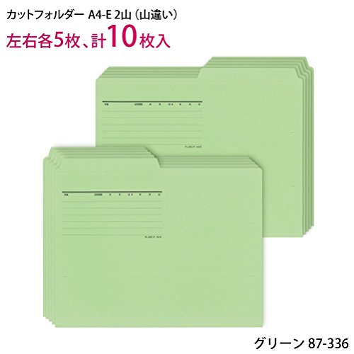 Classeur de coupe anti-cornes Plus FL-062IF A4 vert renforcé