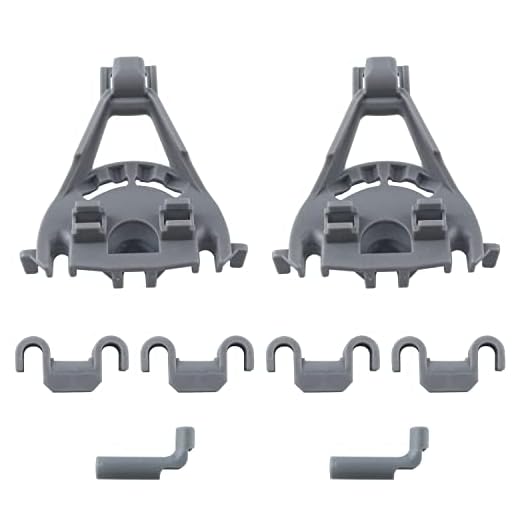 00428344 Dishwasher Bearing Lower Rack Flip Tine Clip Kit Replacement Part Compatible With Bosch Thermador Kenmore Dishwasher Replaces for 418499 00418499 428344 420199 00420199 1999096