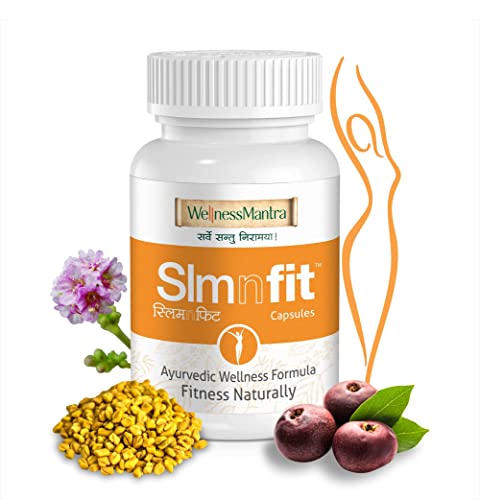Wellness Mantra SLMNFIT Ayurvedic Capsules for Scientific Weight Management | For Men & Women | 120 Capsules (Pack of 2) Wellness Mantra SLMNFIT Ayurvedic Capsules for Scientific Weight Management | For Men & Women | 120 Capsules (Pack of 2)