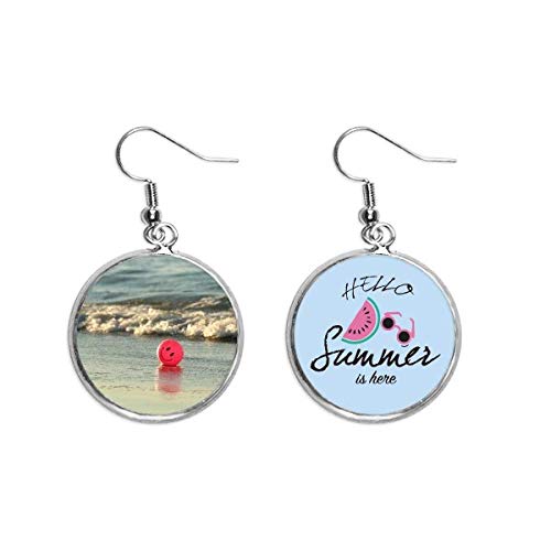 Pendientes de sandía para looks de playa y tardes de océano en verano