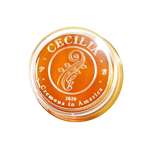 Cecilia ‘Signature Formula’ Rosin For Viola, Rosin Specially Formulated Viola Rosin For Viola Bows (New ‘Liquid Form Blending Method’) (Mini (Half Cake)) #TOP3