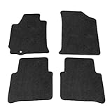 FREEMOTOR802® Nylon Car Floor Mats Carpets Liner, Fits 2007-2012 Nissan Altima 4 Door, Factory Fitment Auto Interior Accessories Replacement Non-Slip, Black 4PCS