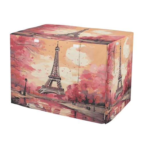 Cage chien et chat housse imperméable bâche protection extérieure intérieure rose - 2