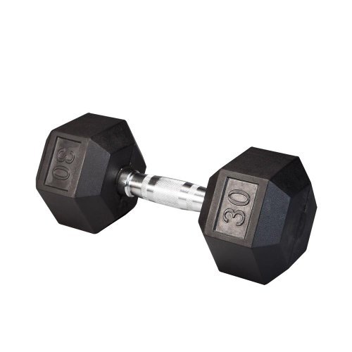 Body-Solid-Rubber-Coated-Hexagon-Single-Dumbbells-Hand-Weights-For-Men-and-Women-Weights-Dumbbell-for-Strength-Training-Body-Building-Home-Gym-Training-Gear