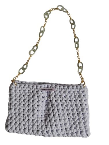 BOLSA DE CROCHÊ PENELOPE MAGNIFICA (BRANCO)