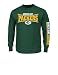 NFL Green Bay Packers Men's Tackle Trap Program Long Sleeve Crew Neck Fleece Tee, Large, Dark Green