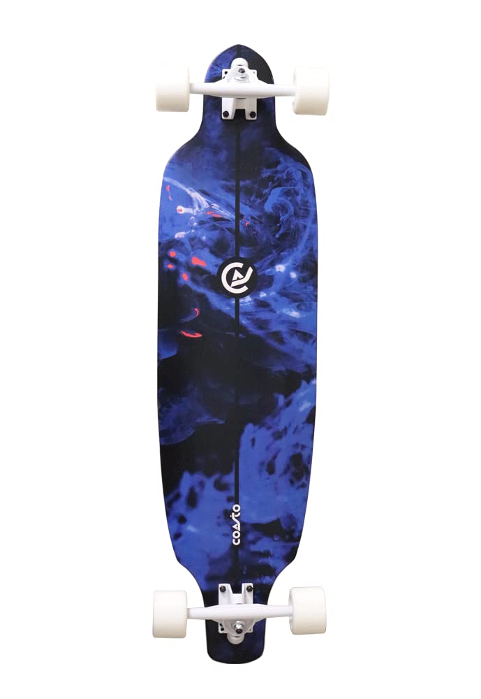 Coasto - Surfskate - Skateboard per Skatepark, Street, Pumptrack e Surf - Tavola ideale per Cruiser - All Terreno - Trucks Ottimizzati - Deck Pad trasparente e aderente