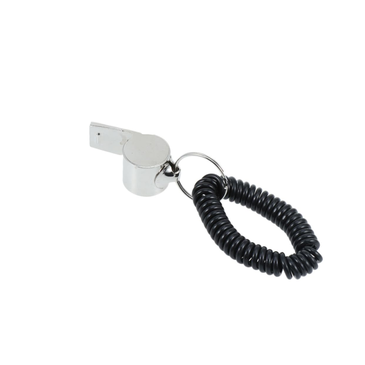 Happyyami 2Pcs Stainless Steel Sports Whistles with Lanyard Durable First Aid Whistles for Football and Officials Easy to Carry Loud Crisp Sound