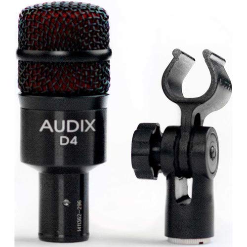 Audix D4 Dynamic Instrument Microphone With 1 Year Free Extended Warranty #TOP2