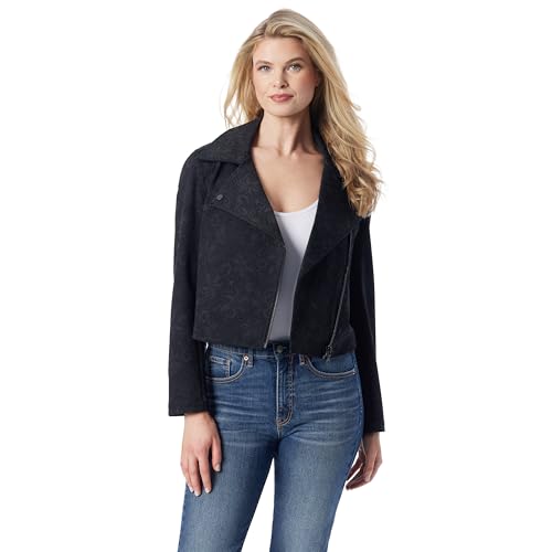 Veste femme crop biker jacket Jessica Simpson pour affiner la silhouette