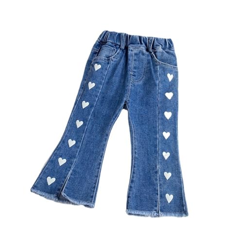 Infant Little Kids Girls Straight Jeans Denim Patches for Inside Mid Rise Palazzo Denim Pants Comfy Girl Size 12 Clothes