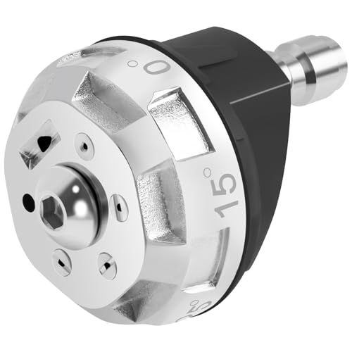 Hochdruckreiniger-Düsenspitzen, 6-in-1-Schnellwechsel und verstellbare Düse, 6,35 mm Schnellanschluss für Hochdruckreiniger – max. 4000 PSI (3,0 Öffnung)