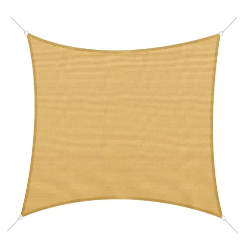 Outsunny Toldo Vela 3x3m Cuadrado Arena