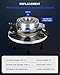 ECCPP 515096 Front Wheel Hub Bearing Assembly for Chevy Avalanche, Silverado, Suburban, Tahoe, Cadillac Escalade, GMC Yukon Sierra 1500 4X4 4WD 6 Lug Left Or Right W/ABS