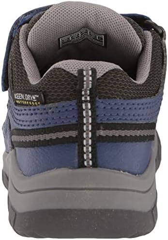 KEEN Targhee Low Height Waterproof Hiking Shoes, Blue Depths/Forest Night, 1 US Unisex Little Kid | Image 2