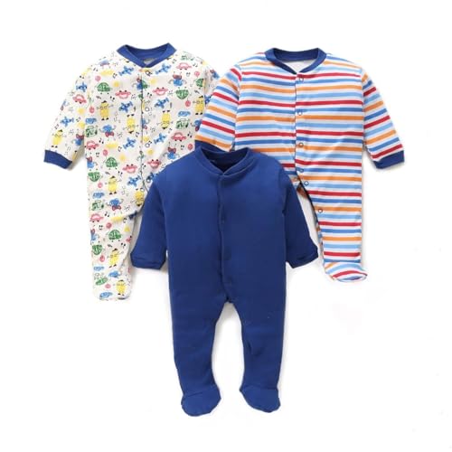 Image of Smiley APPU 100% Cotton Rompers /Sleepsuits /Jumpsuit /Night Suits for Baby Boys & Girls, Infants, New Borns
