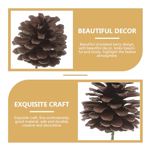 Pommes de pin de Noël UKCOCO pour une décoration réussie - 5