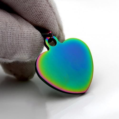Collier pendentif cœur acier inoxydable de haute qualité à la finition robuste et durable