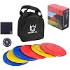 CROWN ME Disc Golf Set with 6 Discs and Starter Disc Golf Bag Fairway Driver, Mid-Range, Putter Disc