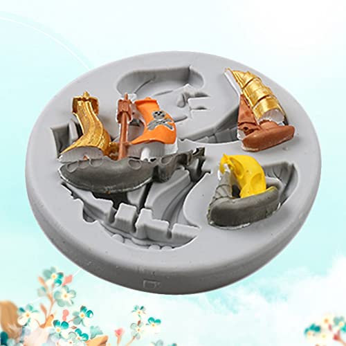 Generic Outil de Décoration Moule en Silicone pour la Cuisson-moule aux Algues Non Toxique pour Gâteau Fondant-facile à Utiliser pour le Plaisir de la...