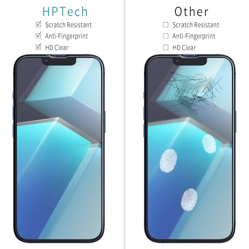 Image of 2+2 Pack Screen Protector for iPhone 13 Pro Max Tempered Glass Film | with Camera Lens Protector, Anti Scratch, Bubble Free